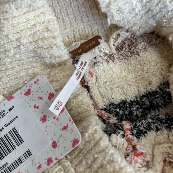 FREE PEOPLE WOMENS KNIT STRIPED CASUAL SHORTS XSmall / ivory multi - Picture 6 of 6